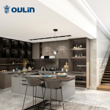 Coklat High-End Kitchen disesuaikan untuk Kabinet Dapur Dijual